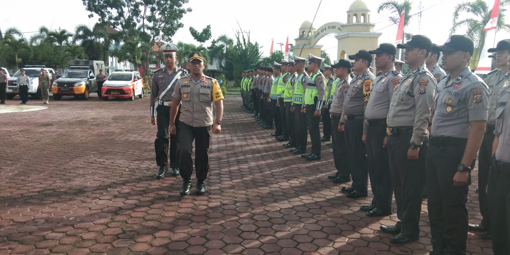 Dipimpin Wakapolres, Ops Patuh Muara Takus 2019 di Bengkalis Dimulai